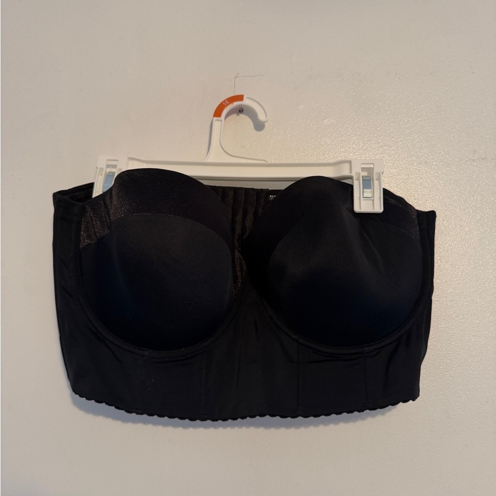 Black Strapless Bra